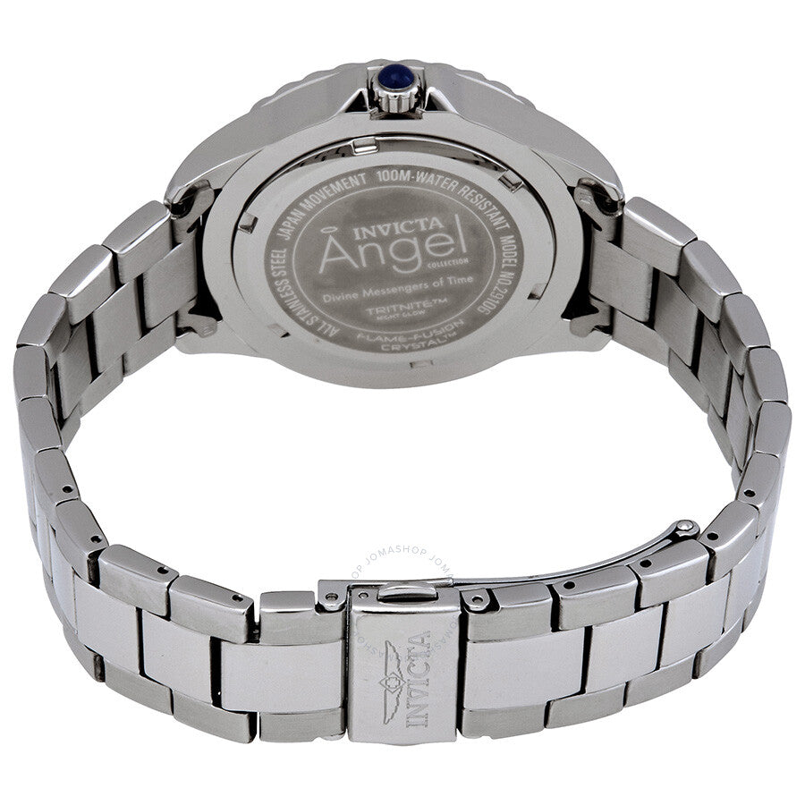 Invicta Angel Quartz White Mother of Pearl Dial Ladies Watch 29106
