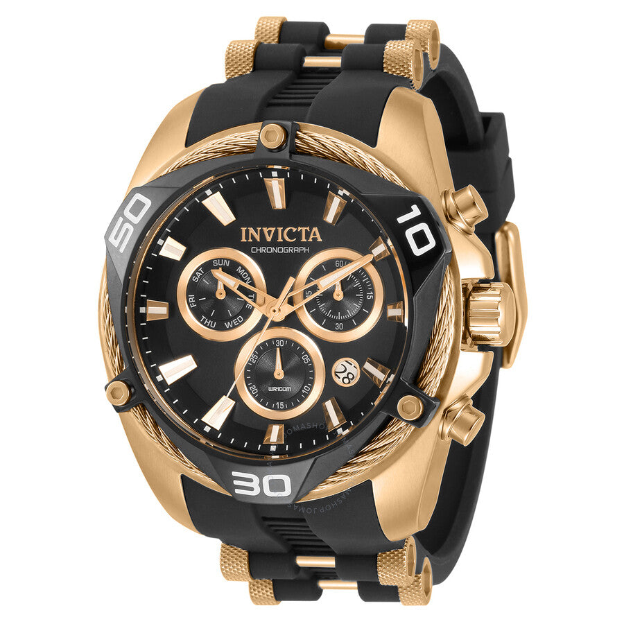 Invicta Bolt Chronograph Quartz Black Dial Men's Watch 31316 - The Watches Men & Co