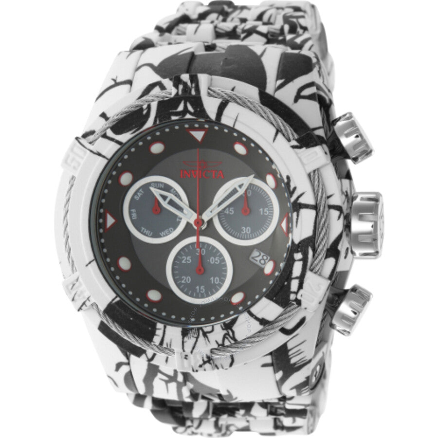 Invicta Bolt Chronograph Quartz Black Dial Men's Watch 43859 - The Watches Men & Co