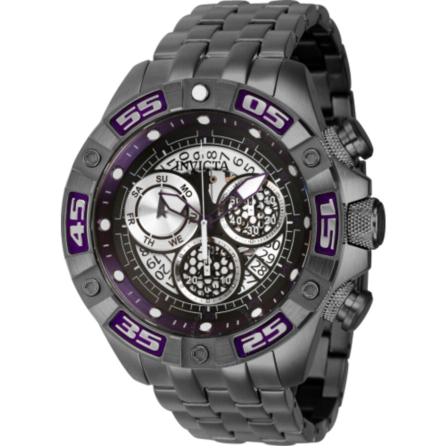 Invicta Coalition Forces Chronograph Quartz Black Dial Men's Watch 41669 - The Watches Men & Co