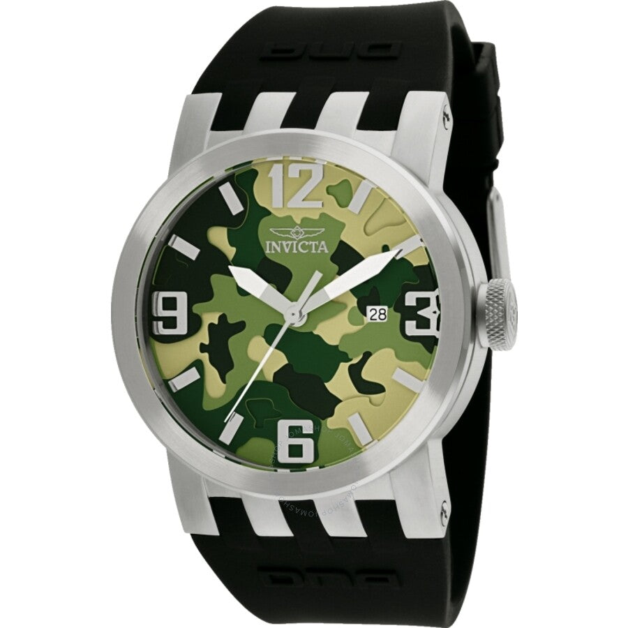 Invicta DNA Quartz Date Green Dial Men's Watch 10453 - The Watches Men & Co