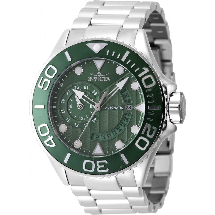 Invicta Grand Diver GMT Automatic Dark Green Dial Men's Watch 47542 - The Watches Men & Co