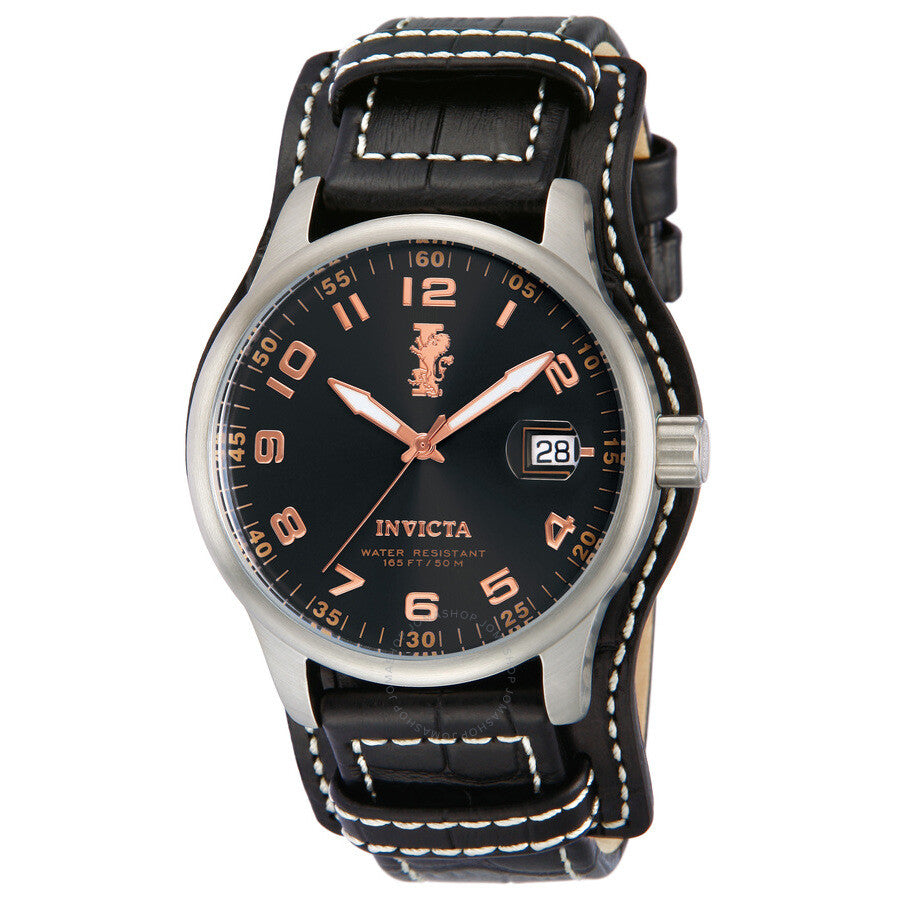 Invicta I-Force Quartz Black Dial Men's Watch 12975 - The Watches Men & Co