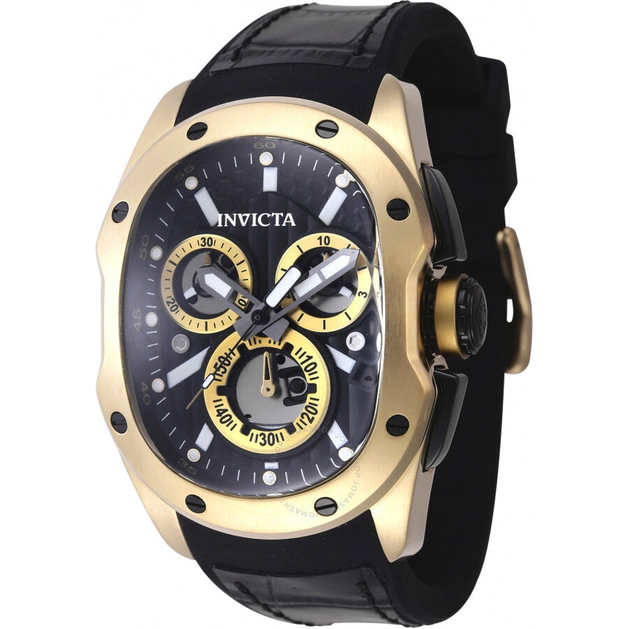 Invicta Lupah Revolution 2.0 Chronograph Quartz Black Dial Men's Watch 45441 - The Watches Men & Co