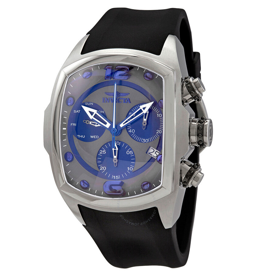 Invicta Lupah Revolution Collection Chronograph Black Polyurethane Men's Watch 6101