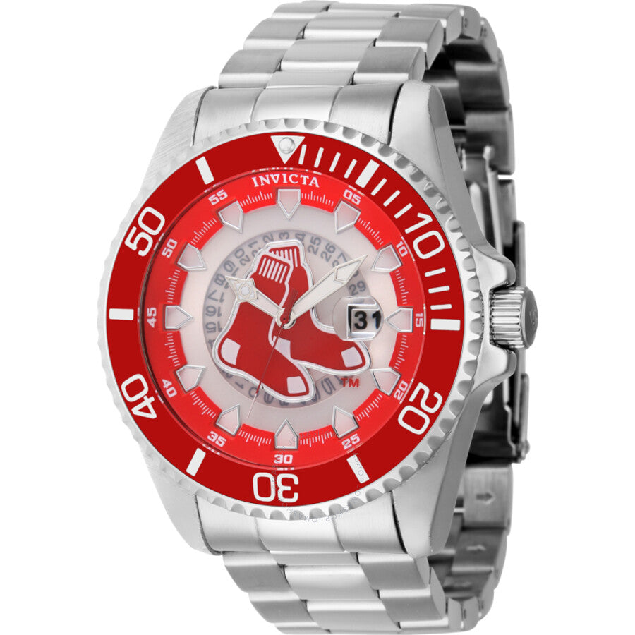 Invicta MLB Boston Red Sox Quartz Men's Watch 43457 - The Watches Men & Co