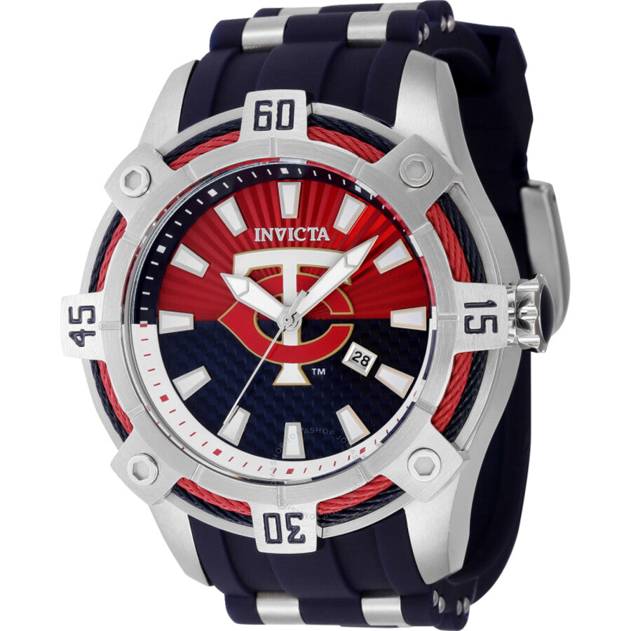 Invicta MLB Minnesota Twins Quartz Red Dial Men's Watch 43275 - The Watches Men & Co