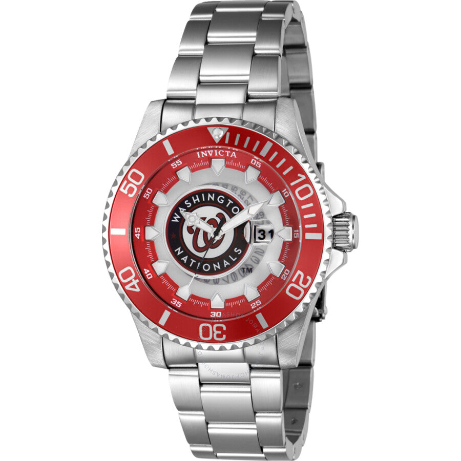 Invicta MLB Washington Nationals Quartz Men's Watch 43483 - The Watches Men & Co