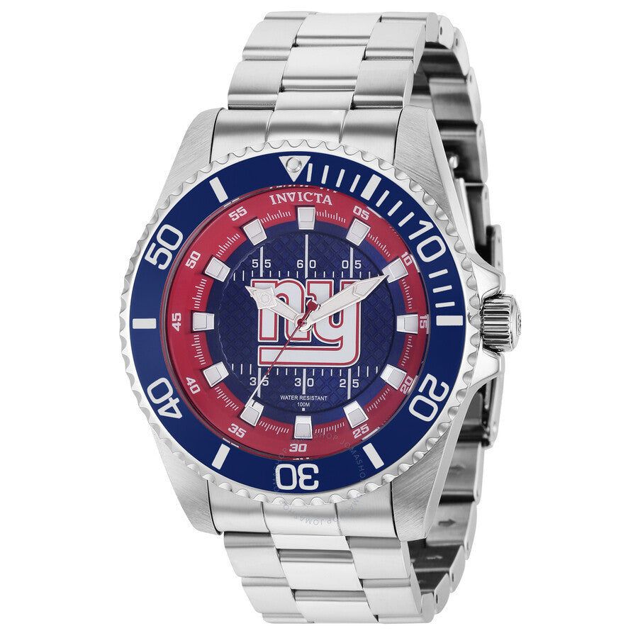 Invicta NFL Blue and Red and White Dial Men's Watch 36933 - The Watches Men & Co