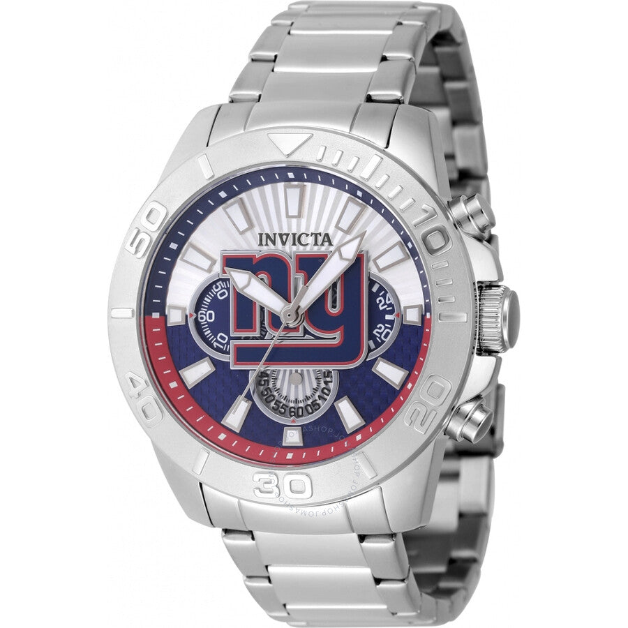 Invicta Nfl New York Giants Chronograph GMT Quartz Men's Watch 47938 - The Watches Men & Co