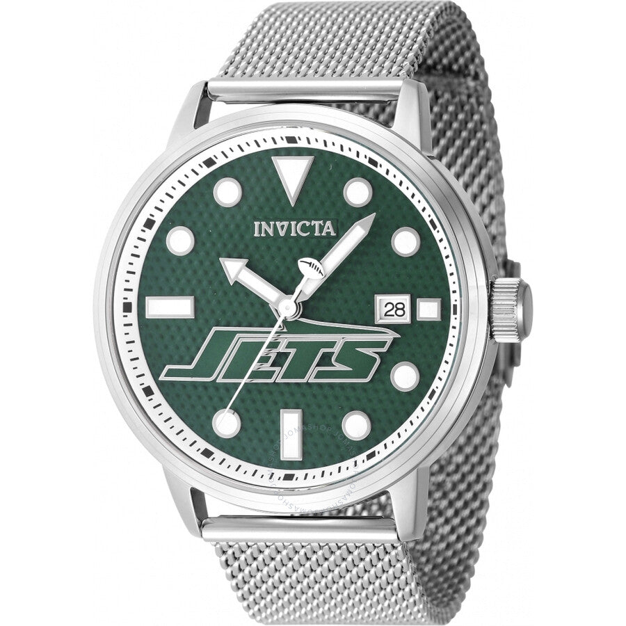Invicta Nfl New York Jets Quartz Green Dial Men's Watch 47980 - The Watches Men & Co