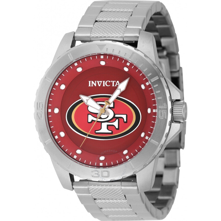 Invicta Nfl San Francisco 49ers Quartz Red Dial Men's Watch 48086 - The Watches Men & Co