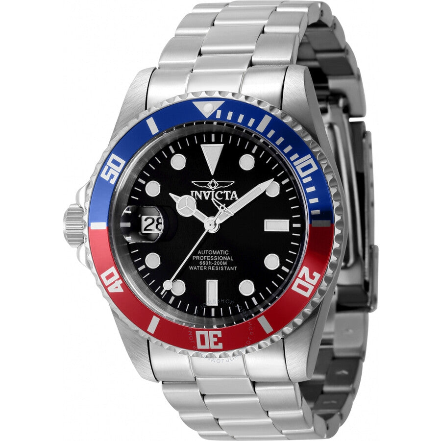 Invicta Pro Diver Automatic Black Dial Pepsi Bezel Lefty Men's Watch 43976 - The Watches Men & Co