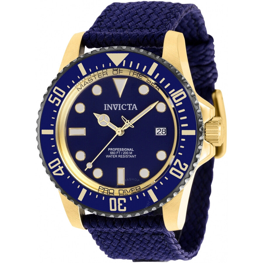 Invicta Pro Diver Automatic Datw Blue Dial Men's Watch 38239 - The Watches Men & Co