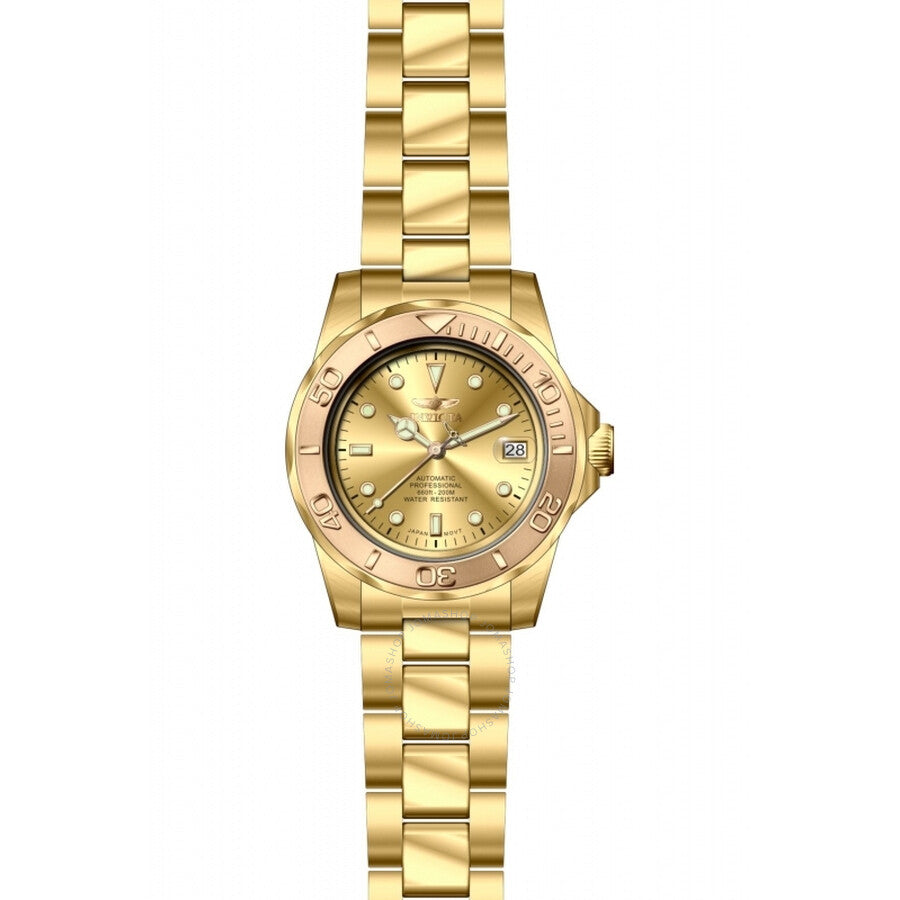 Invicta Pro Diver Automatic Gold Dial Men's Watch 13930