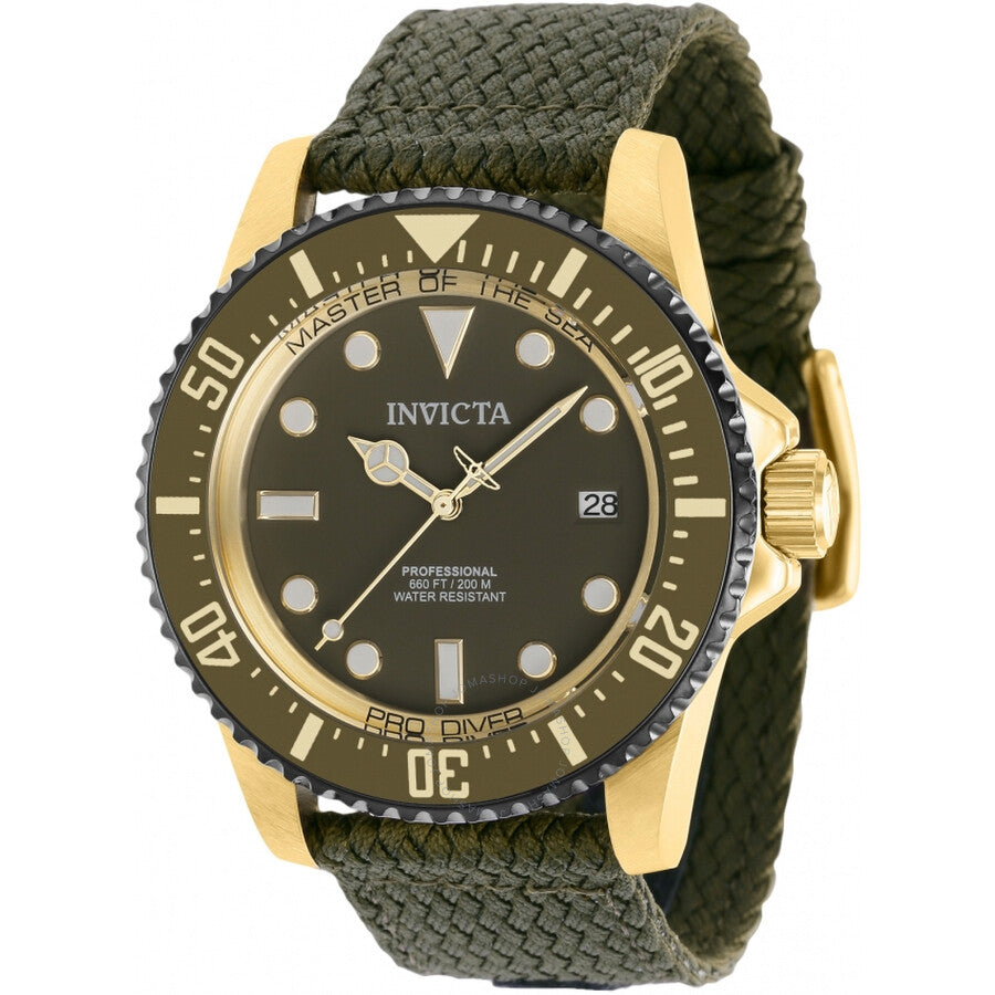 Invicta Pro Diver Automatic Green Dial Men's Watch 38240 - The Watches Men & Co