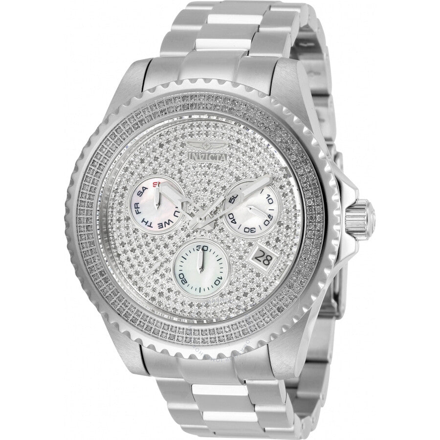 Invicta Pro Diver Chronograph Quartz 1.94 Ct Diamond Men's Watch 30330
