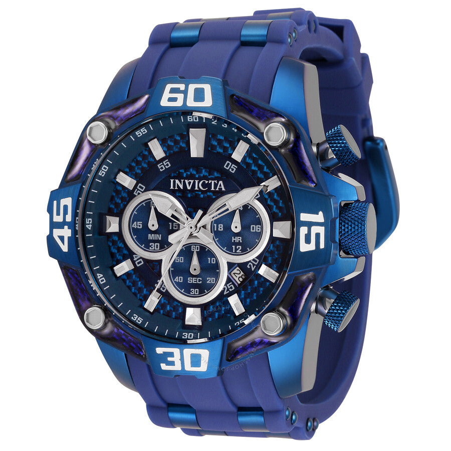 Invicta Pro Diver Chronograph Quartz Blue Dial Men's Watch 33842 - The Watches Men & Co