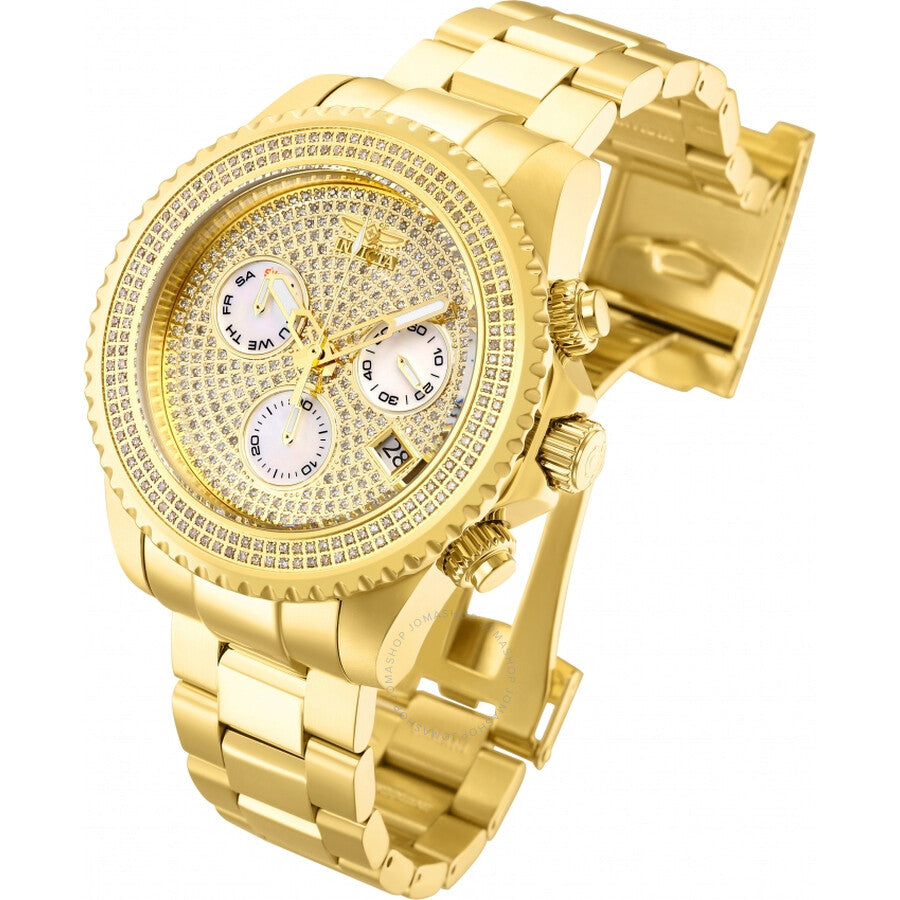 Invicta Pro Diver Chronograph Quartz Pave Dial Men's Watch 30332