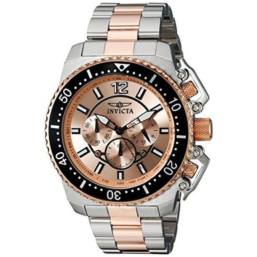 Invicta Pro Diver Chronograph Rose Dial Men's Watch 21956