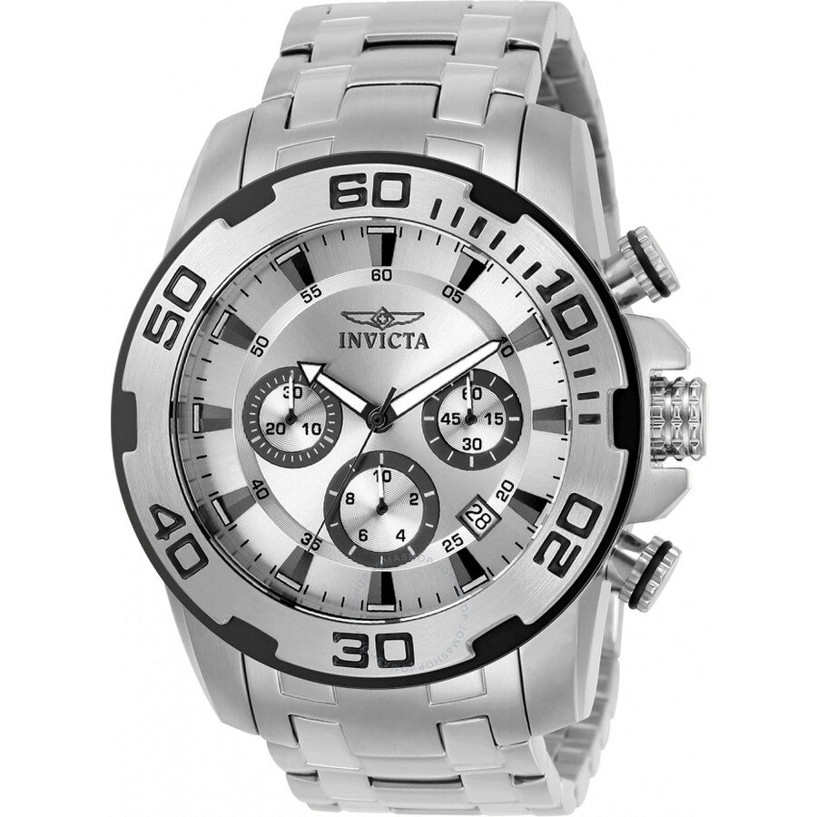 Invicta Pro Diver Chronograph Silver Dial Men's Watch 22317