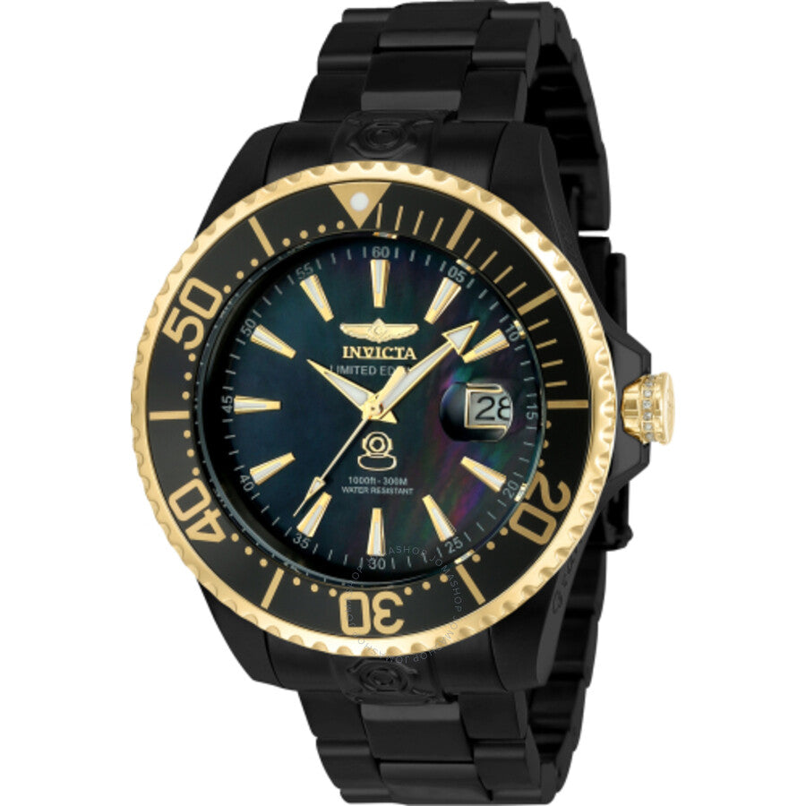 Invicta Pro Diver Date Automatic Black Dial Men's Watch 23306 - The Watches Men & Co