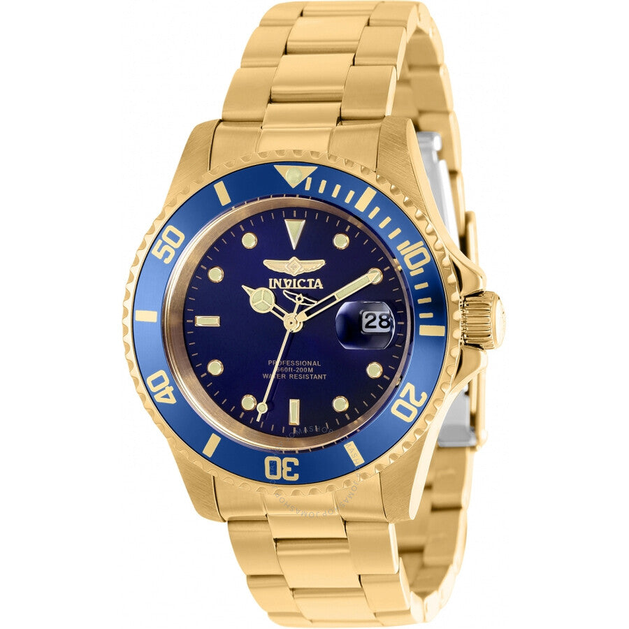 Invicta Pro Diver Date Quartz Blue Dial Men's Watch 37159 - The Watches Men & Co