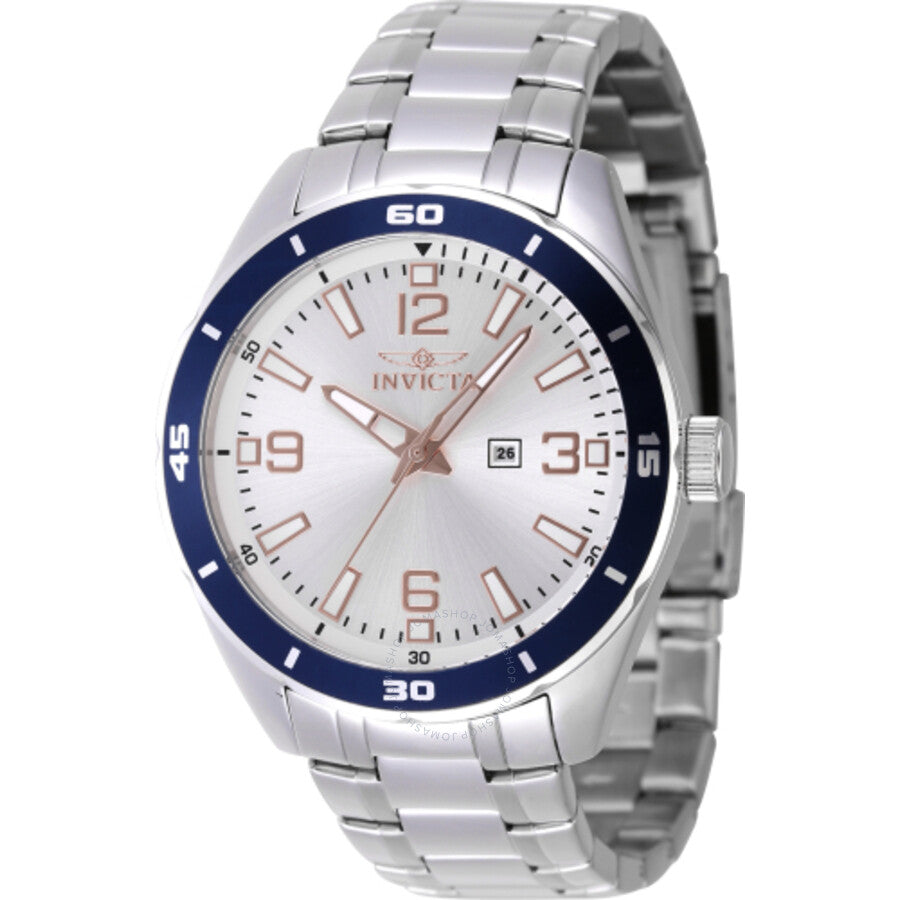 Invicta Pro Diver Date Quartz White Dial Men's Watch 46666 - The Watches Men & Co