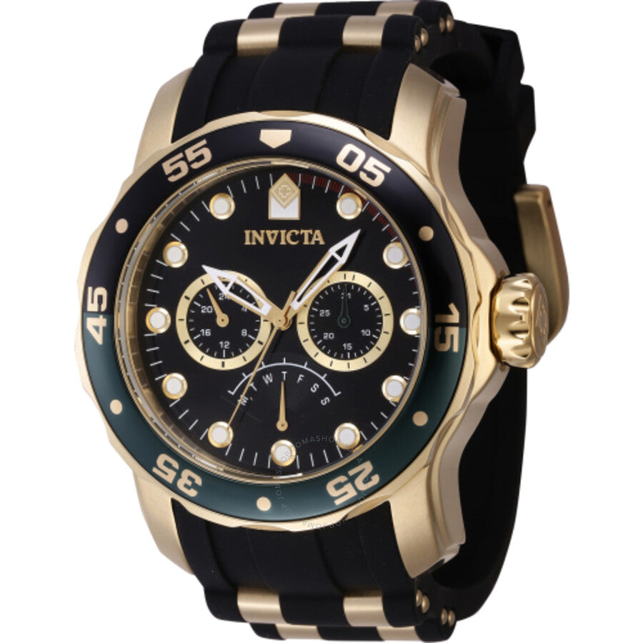 Invicta Pro Diver GMT Quartz Black Dial Men's Watch 46969 - The Watches Men & Co