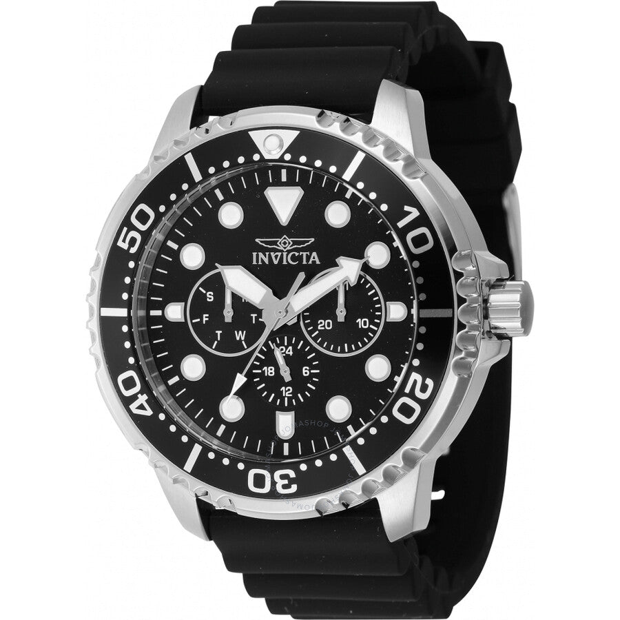 Invicta Pro Diver GMT Quartz Black Dial Men's Watch 47234 - The Watches Men & Co