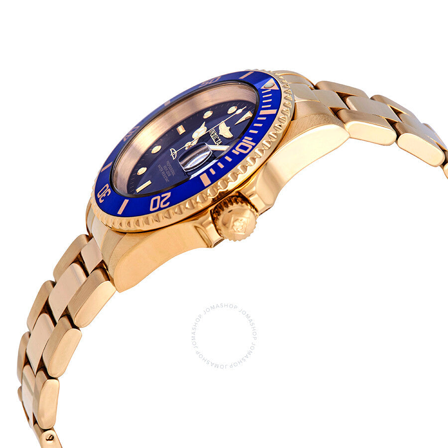Invicta Pro Diver Gold-tone Blue Dial 40 mm Men's Watch 26974