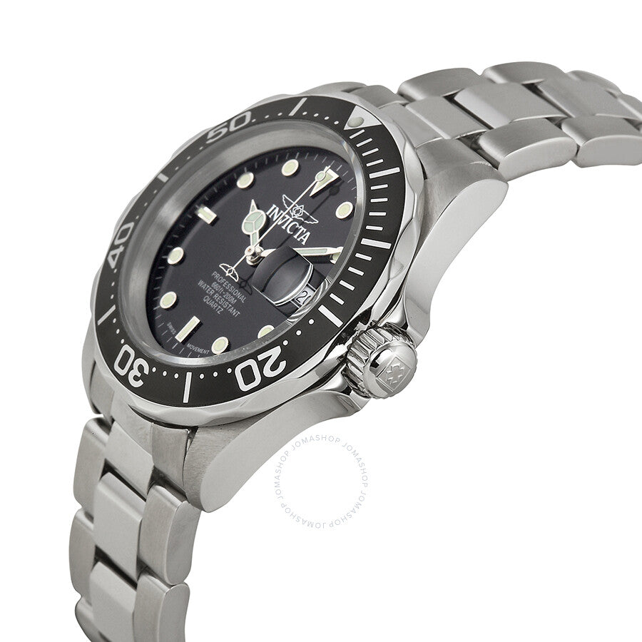 Invicta Pro Diver Mako Swiss Quartz Black Dial Men's Watch 9307
