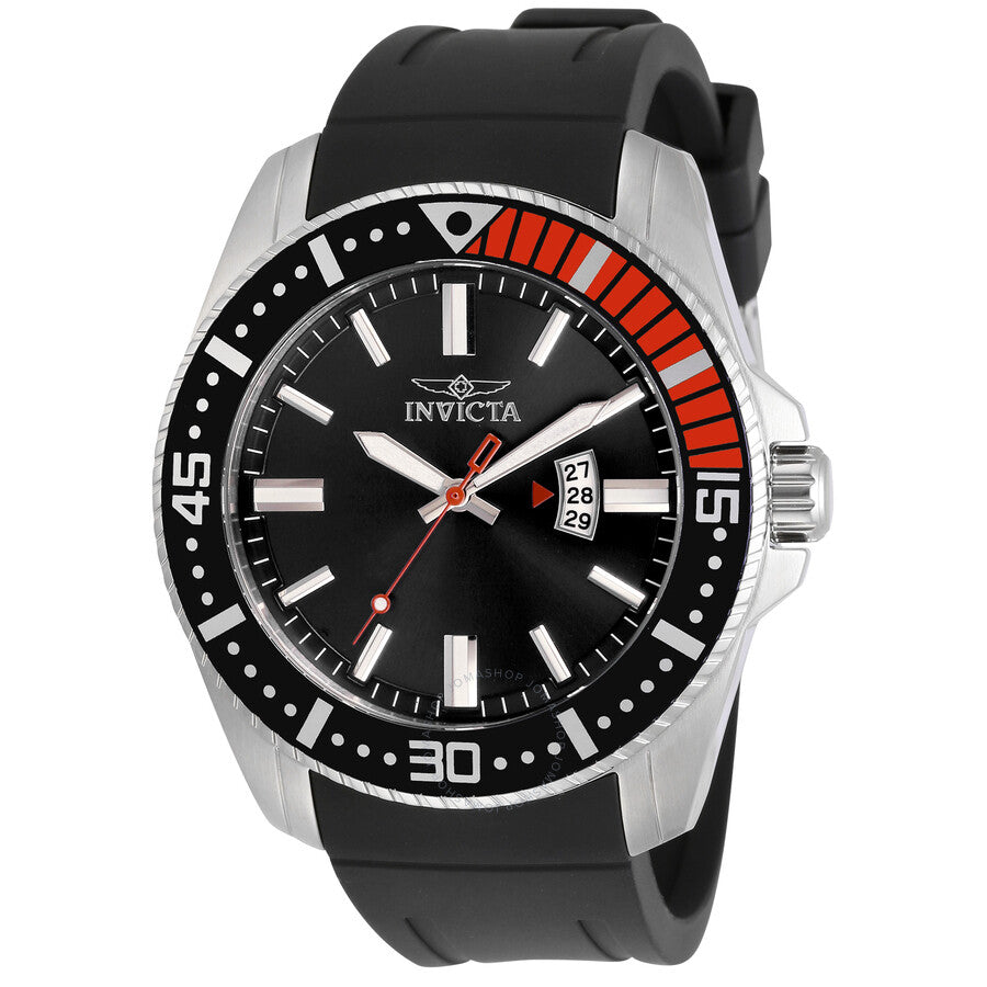 Invicta Pro Diver Quartz Black Dial Coke Bezel Men's Watch 30742 - The Watches Men & Co