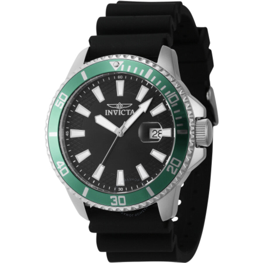 Invicta Pro Diver Quartz Black Dial Men's Watch 46129 - The Watches Men & Co