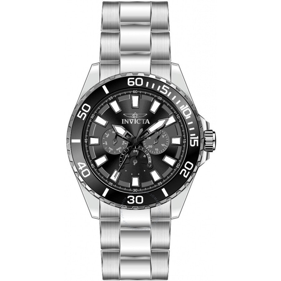 Invicta Pro Diver Quartz Black Dial Men's Watch 46898 - The Watches Men & Co