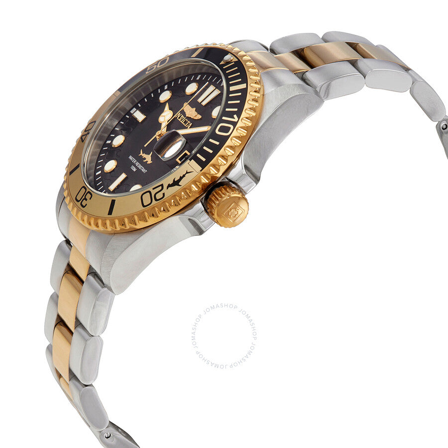 Reloj Invicta Pro Diver de cuarzo con esfera negra y dos tonos para hombre 30944
