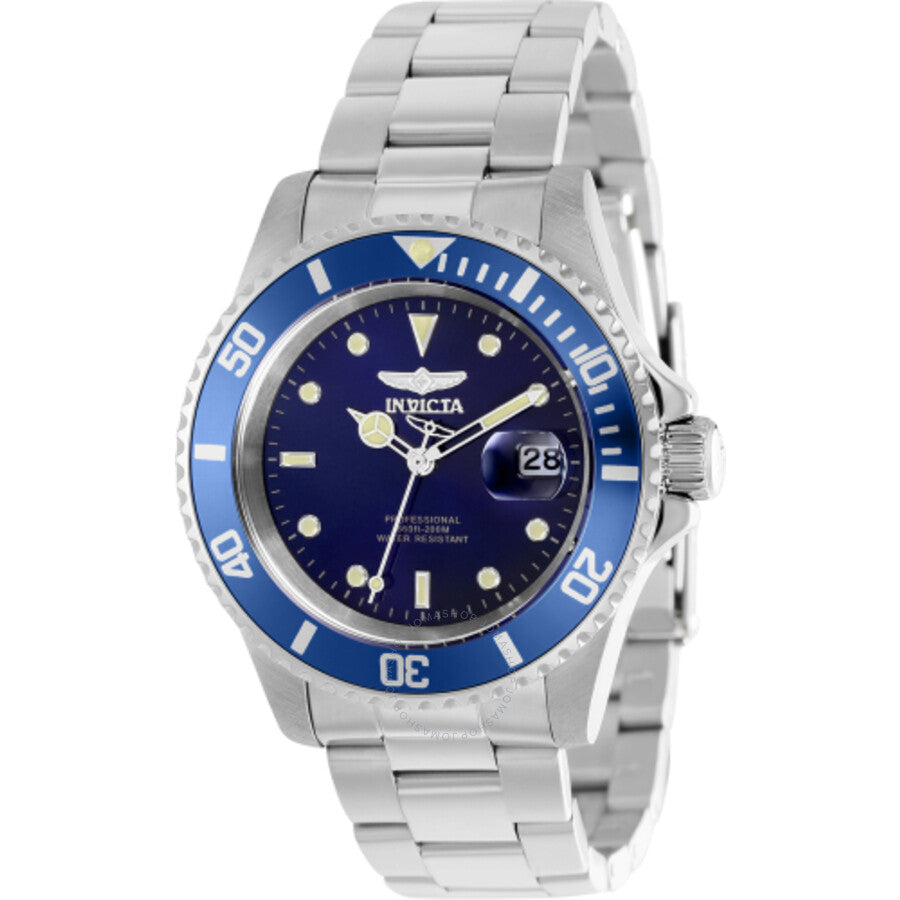 Invicta Pro Diver Quartz Blue Dial Men's Watch 37156 - The Watches Men & Co