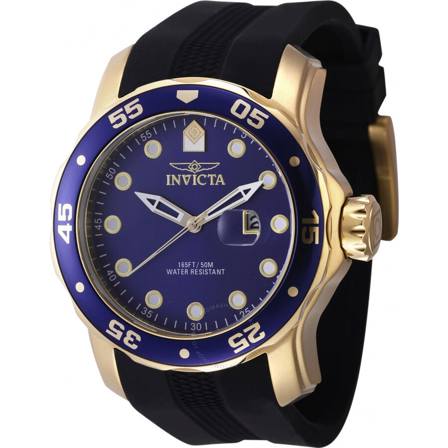 Invicta Pro Diver Quartz Blue Dial Men's Watch 45737 - The Watches Men & Co