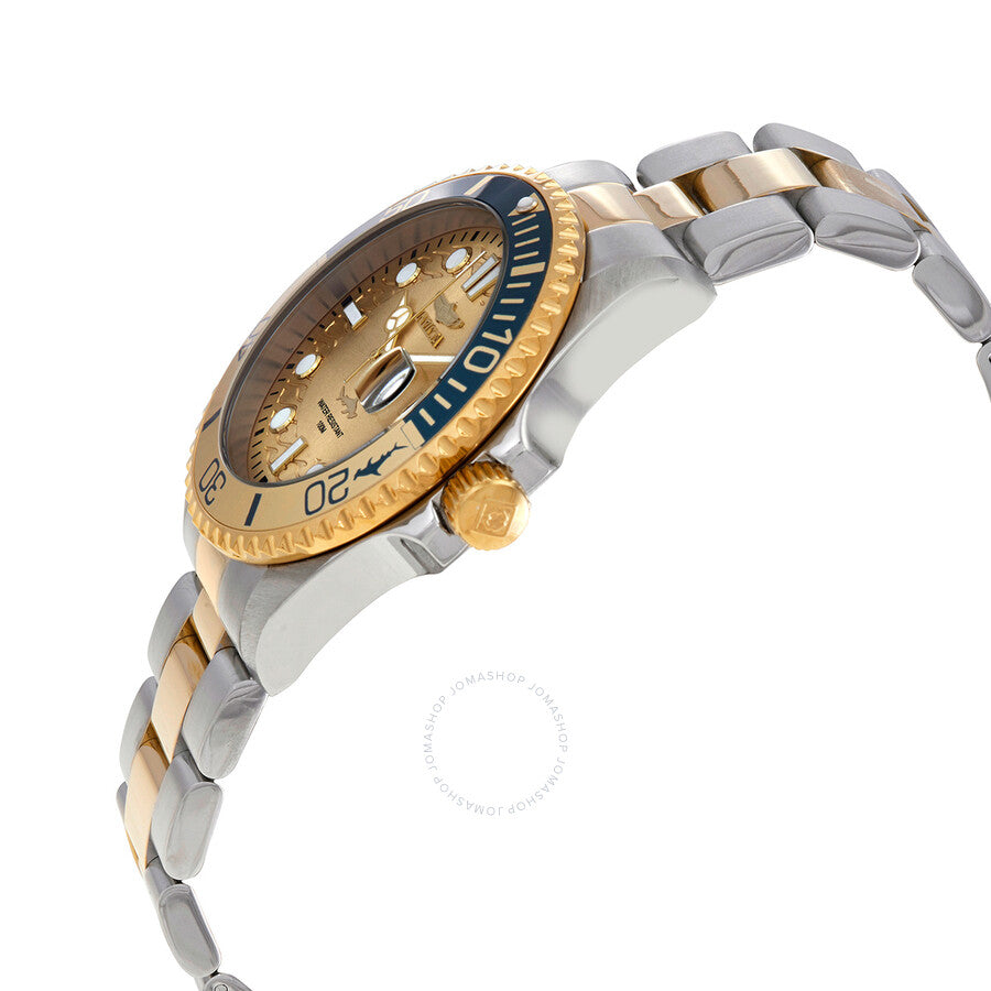 Reloj Invicta Pro Diver Cuarzo Esfera Dorada Bicolor Hombre 30948