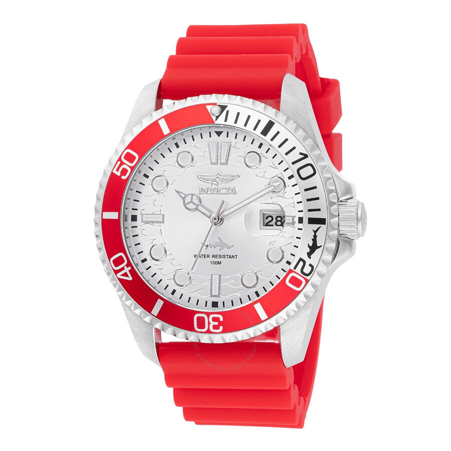 Invicta Pro Diver Quartz Silver Dial Men's Watch 47167 - The Watches Men & Co