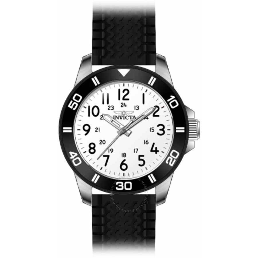 Invicta Pro Diver Quartz White Dial Men's Watch 43629 - The Watches Men & Co