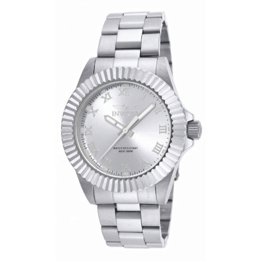 Invicta Pro Diver Silver Dial Stainless Steel Men's Watch 16736 - The Watches Men & Co