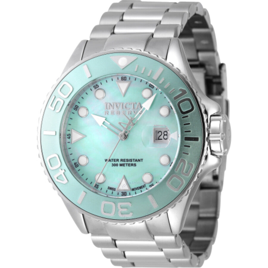 Invicta Reserve Grand Diver Quartz Turquoise Dial Men's Watch 47210 - The Watches Men & Co