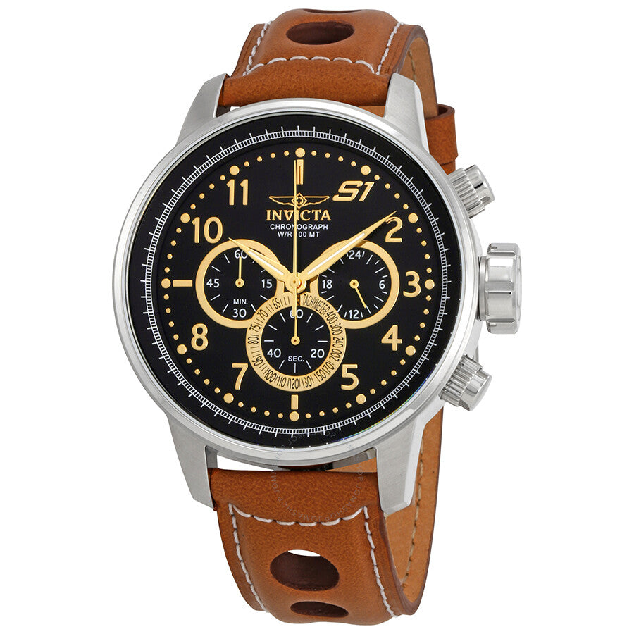 Invicta S1 Rally Chronograph Black Dial Men's Watch 23597 - The Watches Men & Co