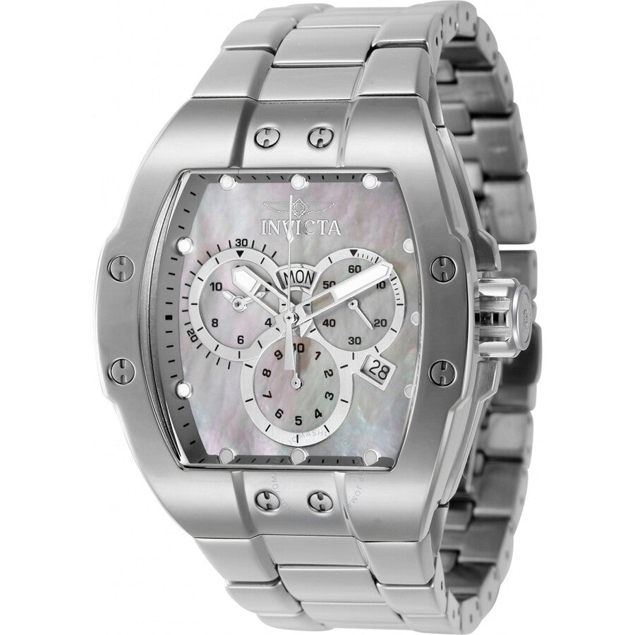 Invicta S1 Rally Chronograph Date Quartz Platinum Dial Men's Watch 45700 - The Watches Men & Co