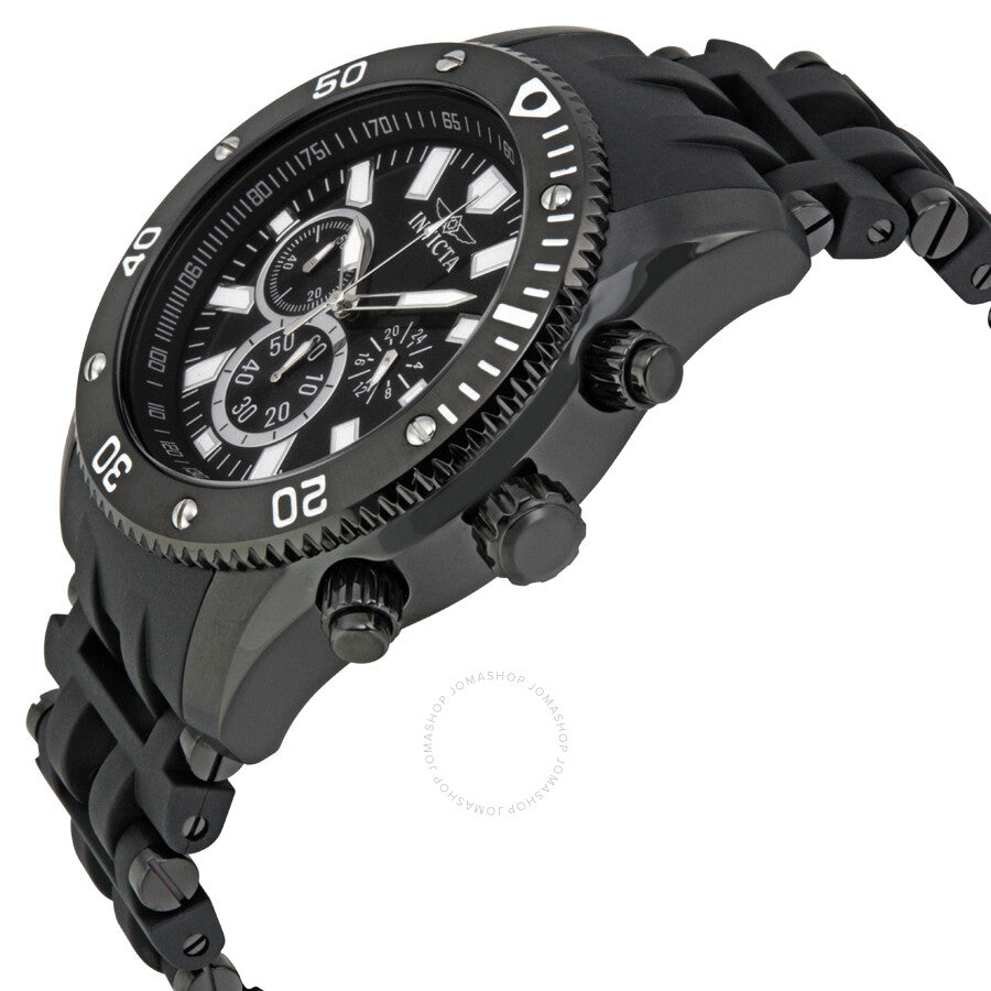 Invicta Sea Spider Chronograph Black Dial Men's Watch 14862