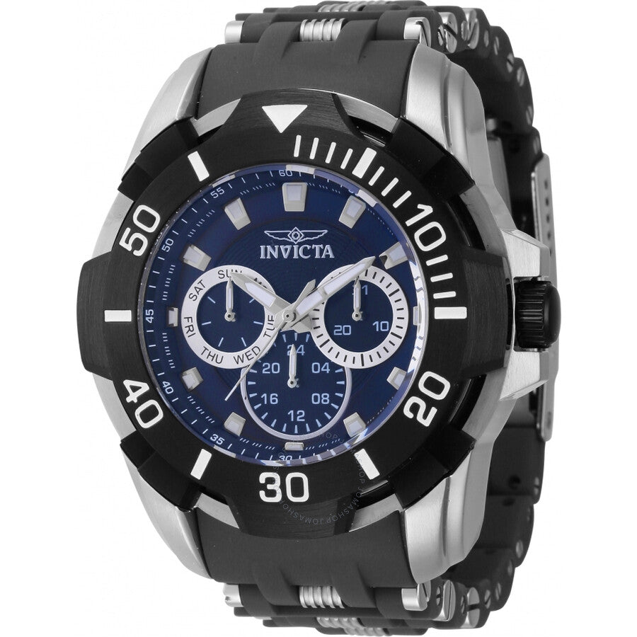 Invicta Sea Spider GMT Date Quartz Blue Dial Men's Watch 44122 - The Watches Men & Co