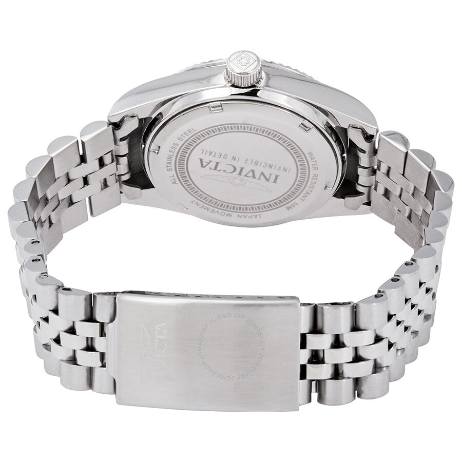 Invicta Specialty Reloj de mujer de acero inoxidable con esfera negra 29395