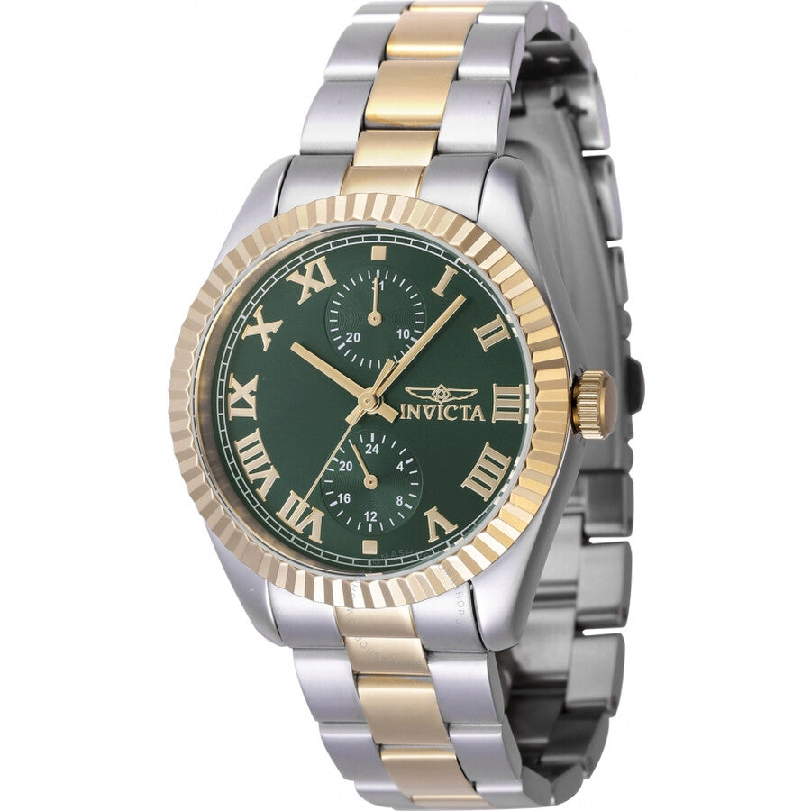 Invicta Specialty GMT Quartz Green Dial Ladies Watch 47441 - The Watches Men & Co