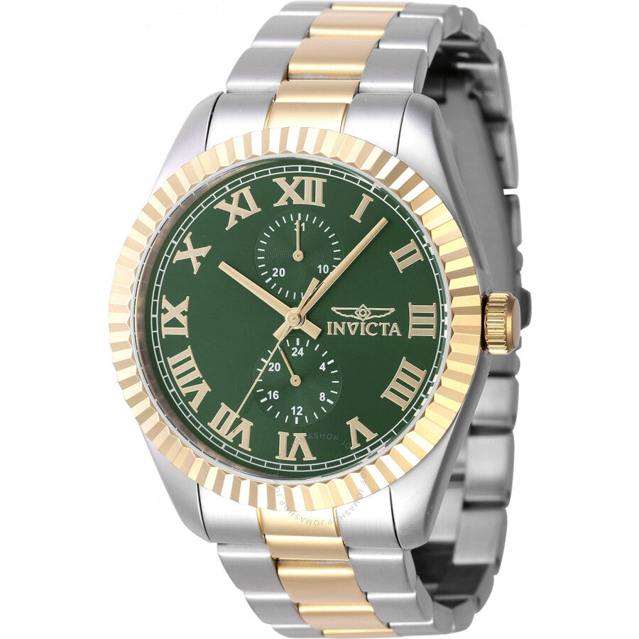 Invicta Specialty GMT Quartz Green Dial Men's Watch 47427 - The Watches Men & Co